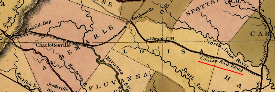 the Louisa Railroad in 1848
