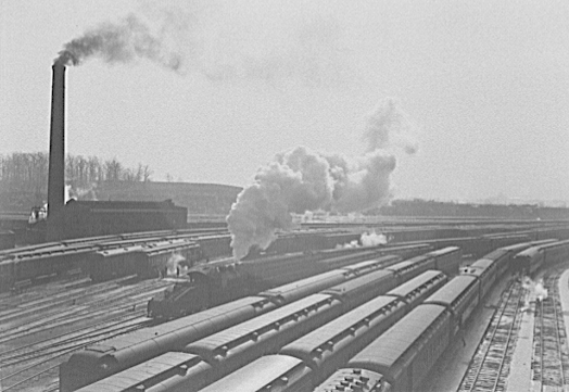 steam locomotives in Potomac Yard