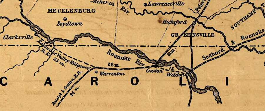 the Roanoke Valley Railroad was designed to carry freight east to an Atlantic Ocean port, reducing travel time on the Roanoke River