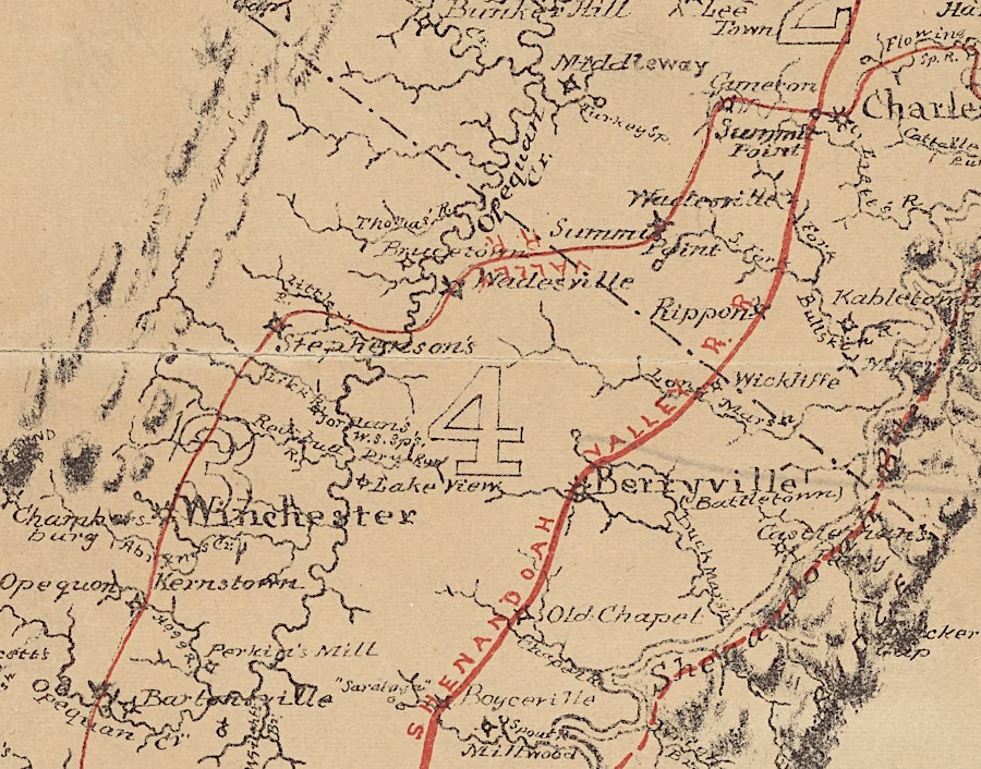 the Shenandoah Valley Railroad parallled the Valley Railroad