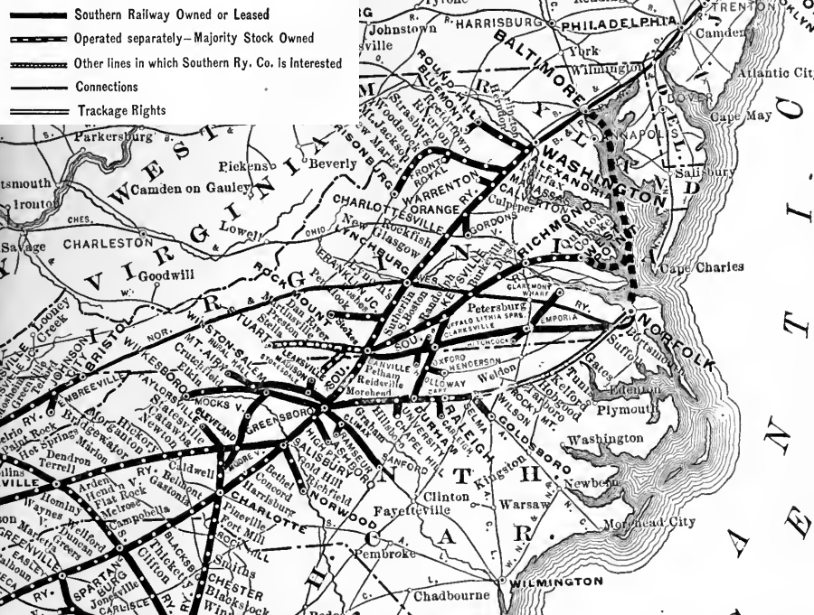 the Southern Railway in 1901