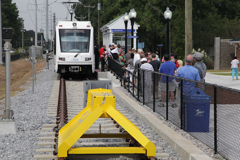 since opening day in 2011, Newtown Station has been the eastern end of The Tide
