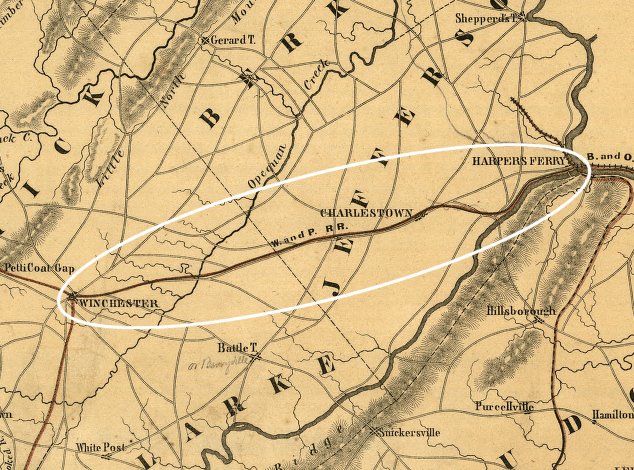 Winchester and Potomac Railroad, 1855
