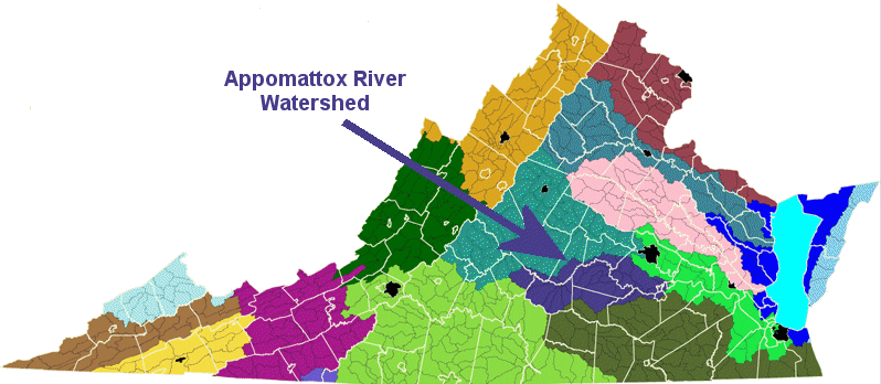 Appomattox River watershed