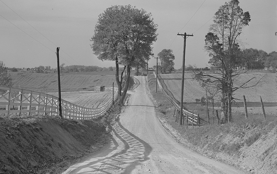 Fairfax County was predominantly agricultural with dirt roads until World War II