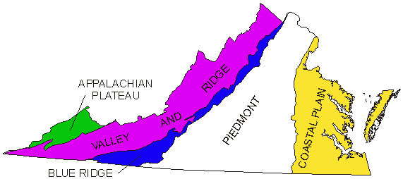Virginia's physiographic regions