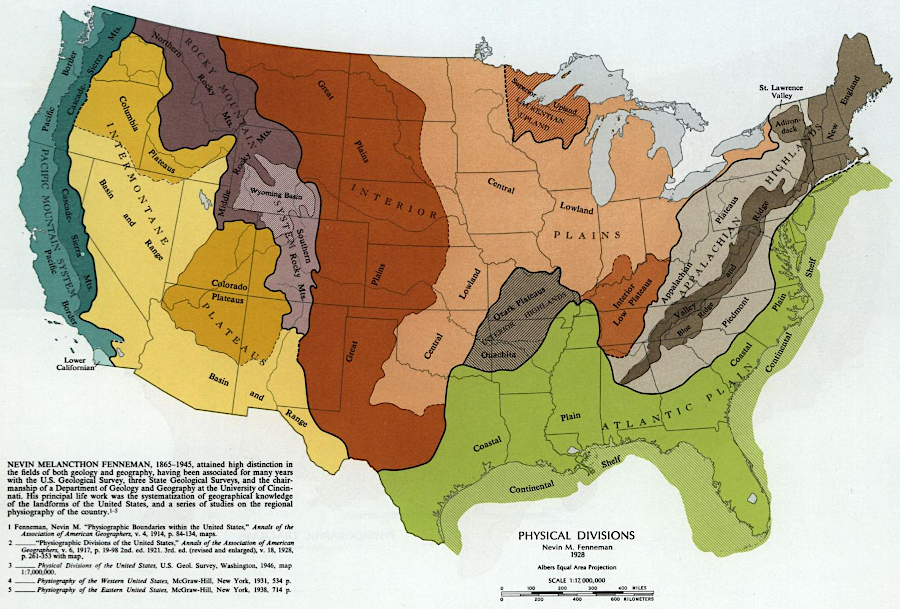 five of the physiographic regions of the United States are found in Virginia