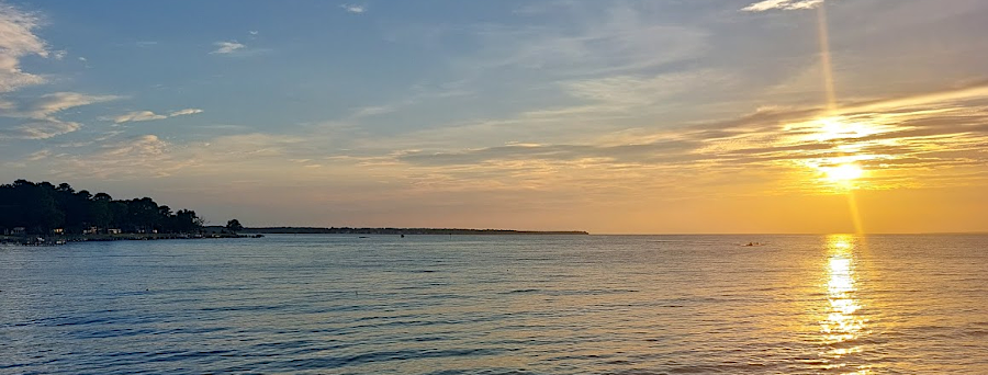 sunset on the Potomac River at Coles Point (Westmoreland County)