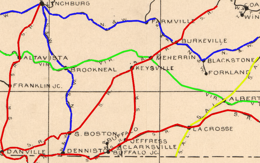 by 1900, Southside was connected to port cities by multiple railroads