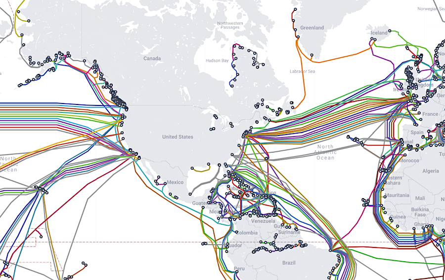 most subsea cables on the Atlantic Ocean coastline line in New Jersey or New York, but in 2025 four landed at Virginia Beach
