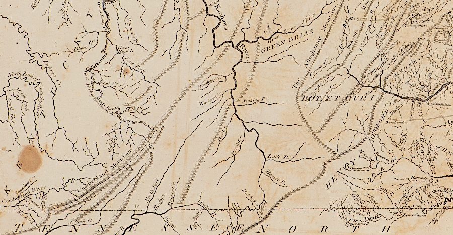 when George Washington was serving his second term as President, the Blue Ridge was still a barrier to western settlement