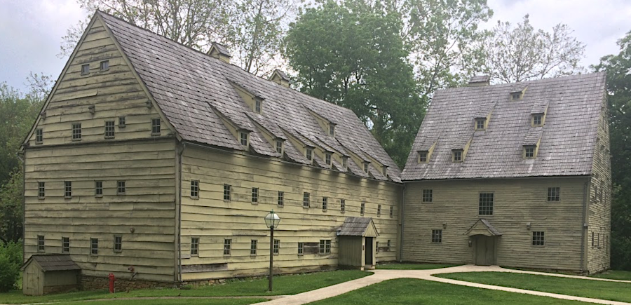 Israel, Samuel and Gabriel Eckerling left the communal housing in the Ephrata Cloister and moved to the New River in 1745-46