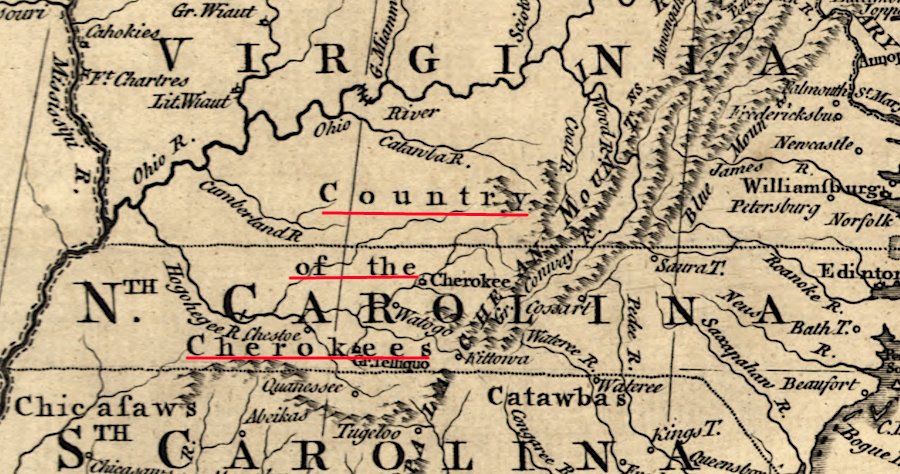 in 1763, the British accepted the Cherokee claim to lands up to the Ohio River