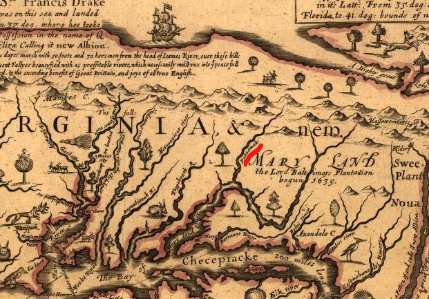 John Ferrar's 1667 map