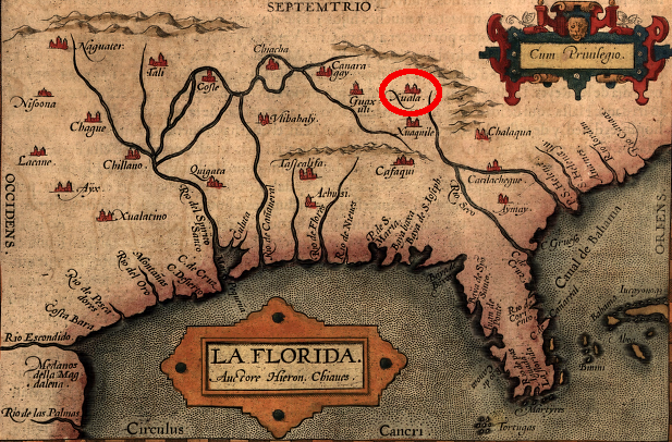 Hernando de Soto stayed at Xuala (near modern-day Morganton, NC, 60 miles south of North Carolina/Virginia border) in 1540, and Juan Pardo returned in 1567 when it was called Joara
