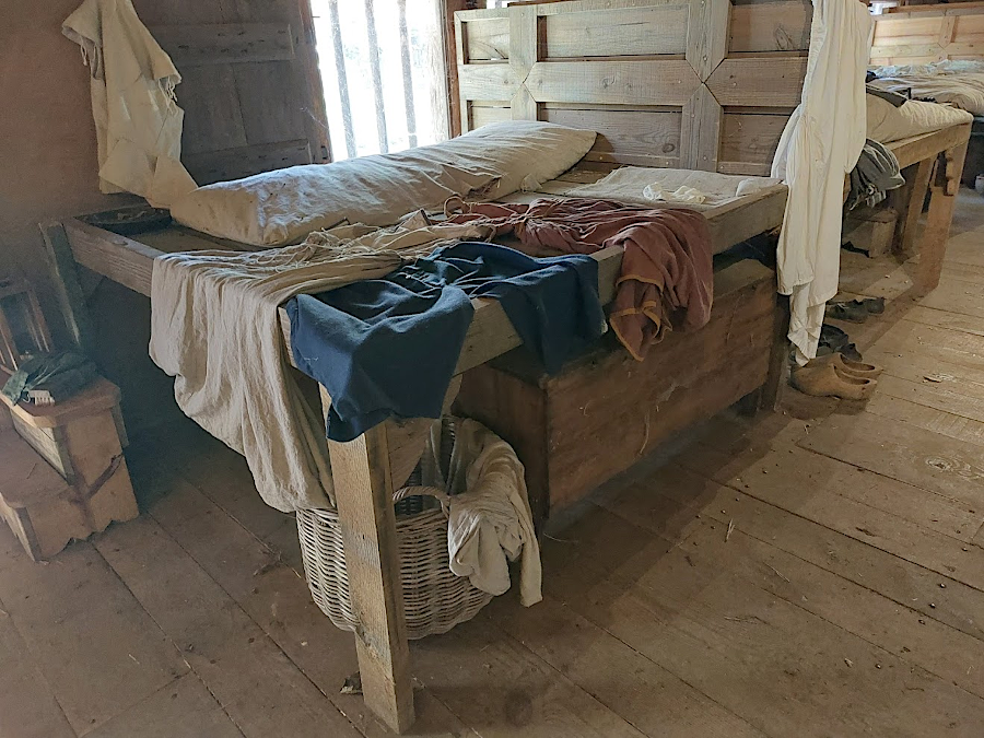 passengers recovering at Mount Malady stored their belongings underneath beds that were at least three feet high