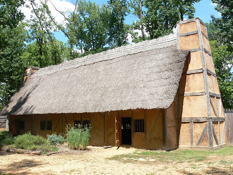 Chesterfield Parks and Recreation has built a reconstruction of Mount Malady at Henricus