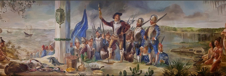 the arrival of the French in 1562, and their return in 1564, finally triggered the Spanish to settle on the Atlantic Coast of North America