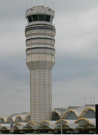 control tower at Reagan National Airport