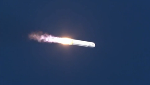 first test flight of Antares rocket from Wallops, April 2013