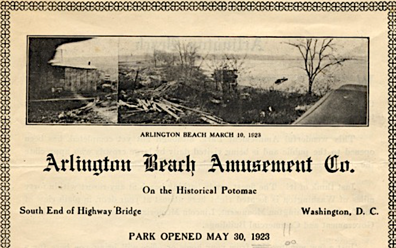 Hoover Field purchased the Arlington Beach and Amusement Park in 1929 for expansion of landing space