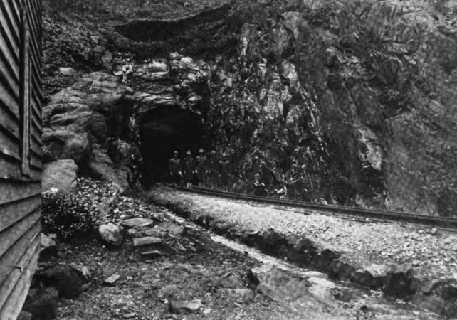the east portal of the Blue Ridge Tunnel