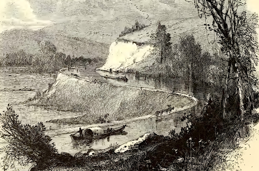 the James River and Kanawha Canal brought freight from west of the Blue Ridge to Richmond, a port city on the Fall Line
