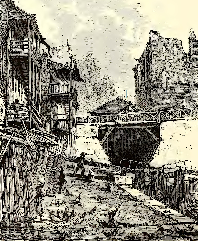 the James River and Kanawha Canal was back in operation in 1872, before some warehouses in Richmond were rebuilt after the Civil War