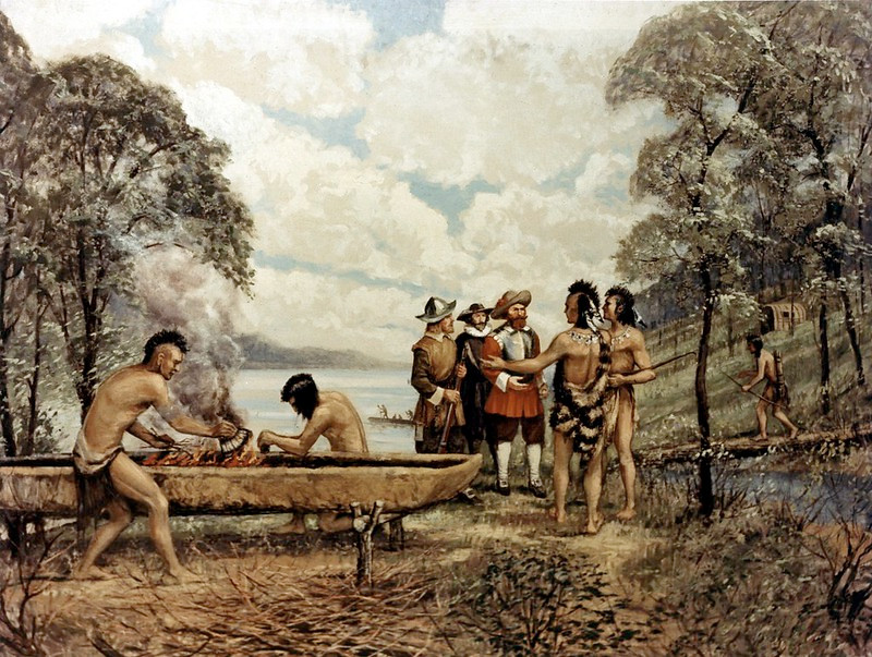 shipping by canoe was common long before European colonists arrived