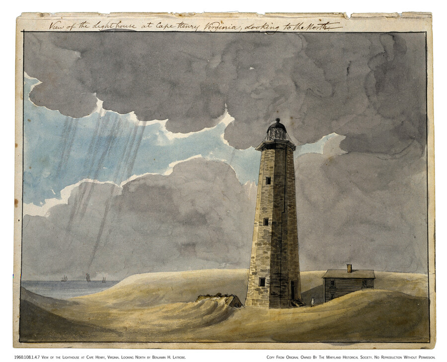 the first lighthouse to be authorized by the US Congress was constructed at Cape Henry in 1792