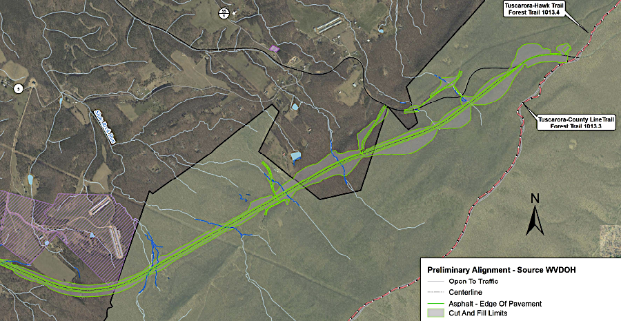 West Virginia plans to extend Corridor H all the way to the state line with Virginia