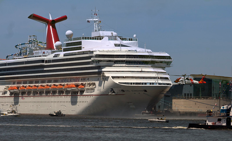 cruise ships bring thousands of tourists to Norfolk, stimulating the tourist economy