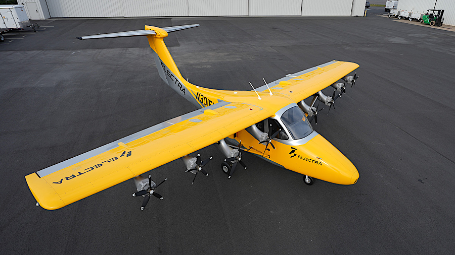 Electra chose to use the Manassas Regional Airport as the development base for the hybrid-electric, ultra-short takeoff and landing (eSTOL) EL-2 Goldfinch aircraft