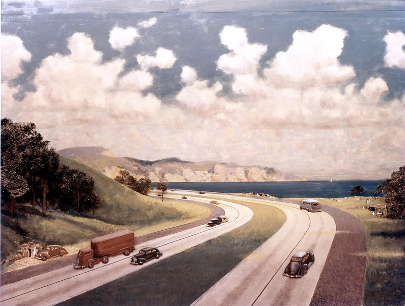 early visions of freeways did not include guardrails for safety