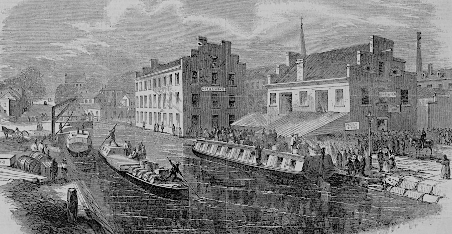 operations on the James River and Kanawha Canal restarted quickly after the Civil War