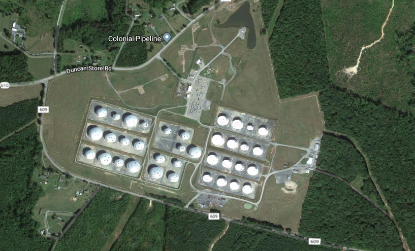 the tank farm at Mitchell Junction stores petroleum products, enabling pipeline operators to adjust volume and pressure and to stockpile batches until needed