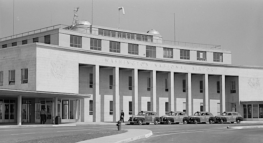 National Airport opened in 1941, before jet airplanes were developed