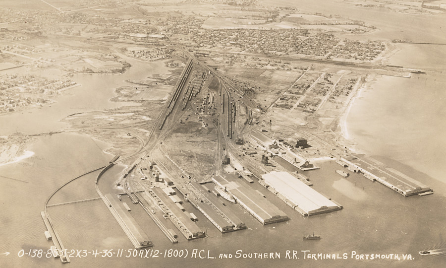 terminal at Pinners Point in the 1930's