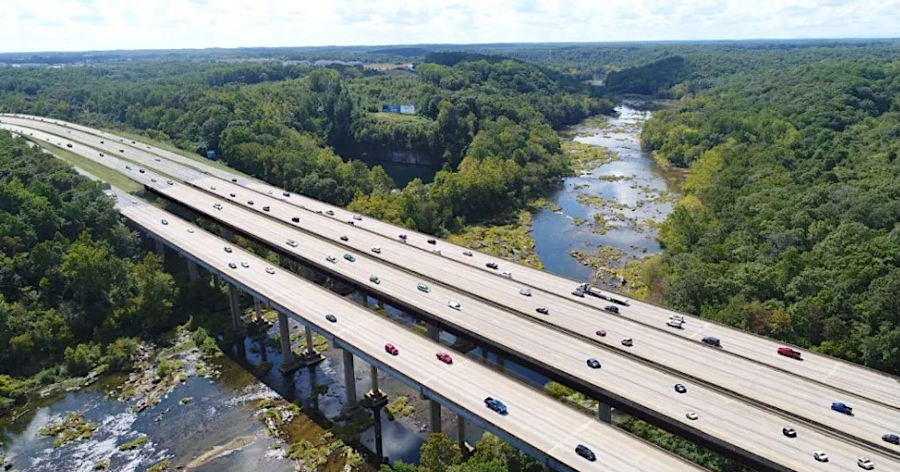 as capacity of I-95 bridges was doubled in 2023, the Fredericksburg Area Metropolitan Planning Organization began plans to add new bridges upstream