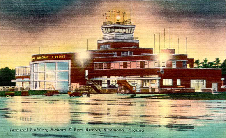the terminal at Byrd Field opened in 1950
