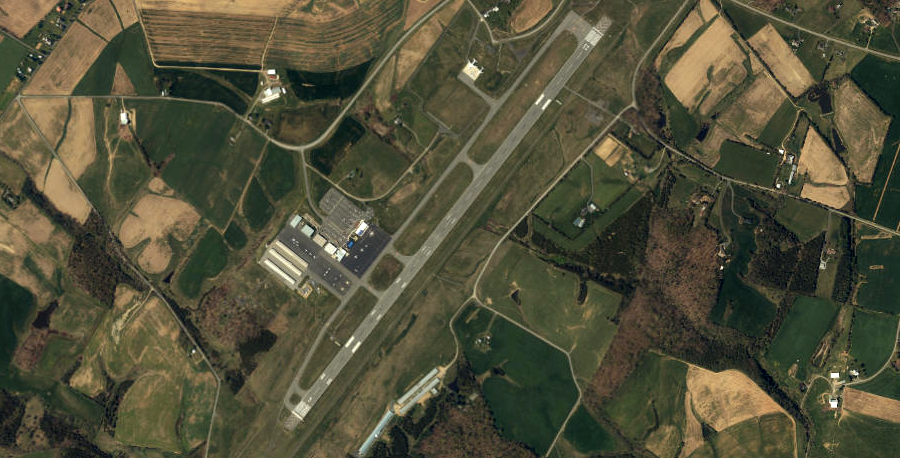 Shenandoah Valley Regional Airport (SHD) is the smallest airport in Virginia with scheduled passenger service