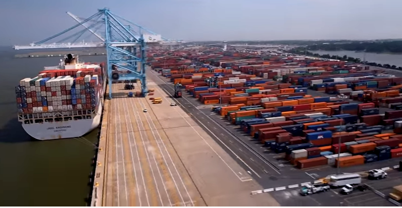 the Port of Virginia is the beginning and the end of key roads and rail lines in Virginia