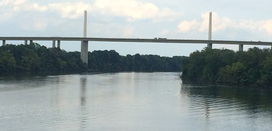 the Varina-Enon Bridge, carrying I-295 across the James River, was the second cable-stayed bridge constructed in the United States