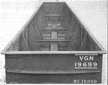 on the Virginian in the 1920's, 75% of the coal car weight was a revenue-earning 90 tons of coal and 25% of the weight was the car itself