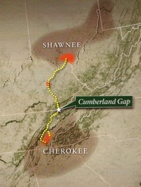 the Cherokee and Shawnee used a game trail to cross through Cumberland Gap for both hunting and fighting in the 1700's, creating what colonial settlers called the Warrior's Path