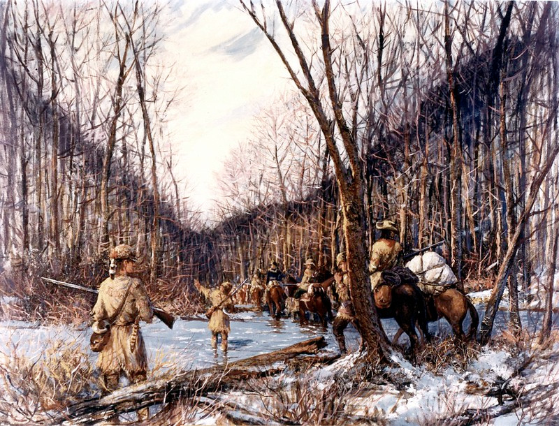 the Wildernes Road, cut through Cumberland Gap in 1774, was an extension of the Great Wagon Road through the Shenandoah Valley