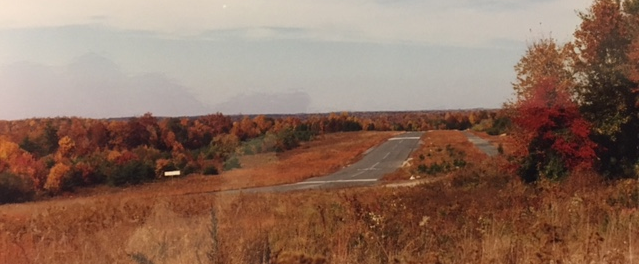 the runway at Woodbridge Airport was cleared, but not flattened, when constructed in 1959