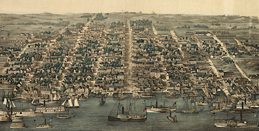 the Union army occupied Alexandria starting on May 14, 1861