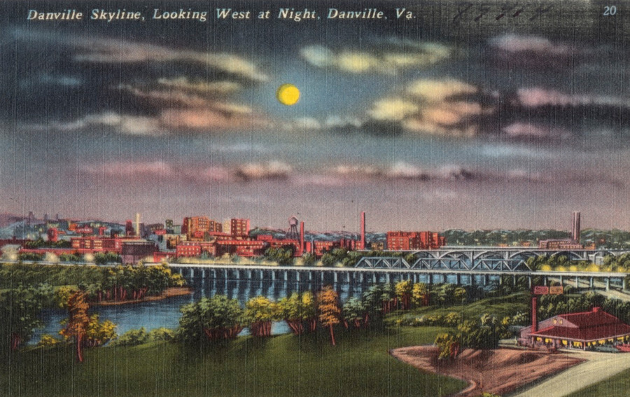 Danville developed as an industrial city processing tobacco and textiles