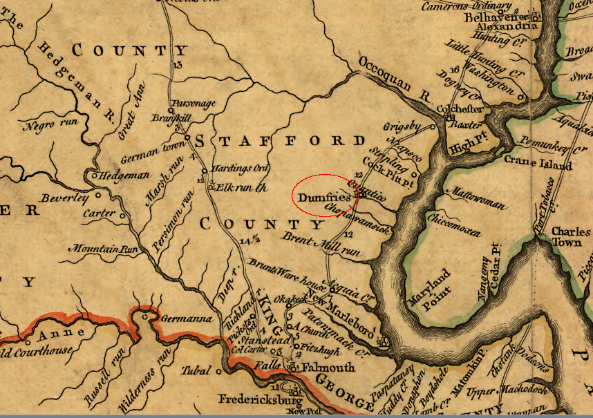 Alexandria built a transportation network into the Piedmont and even across the Blue Ridge via the Manassas Gap Railroad, but Dumfries failed to grow